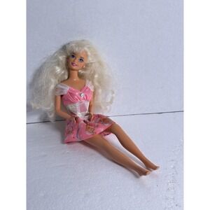 Jewelry Fun Barbie Doll My First Barbie 16005‎ Pink Dress Vintage 1996